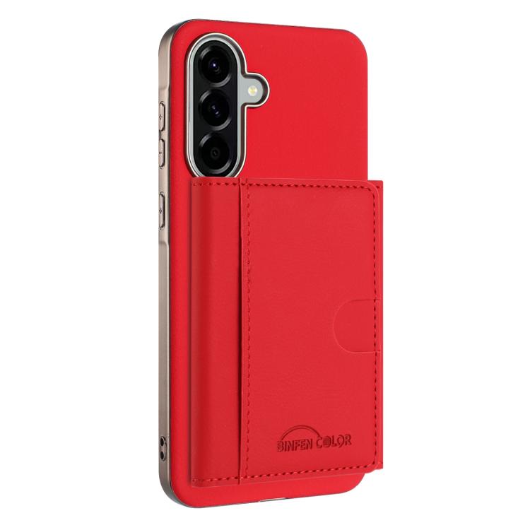 Portafoglio magnetico orizzontale a tinta unita con protezione RFID MagSafe per telefono., For Samsung Galaxy S25 5G, For Samsung Galaxy S25+ 5G, For Samsung Galaxy S25 Ultra 5G, For Samsung Galaxy S24 FE 5G