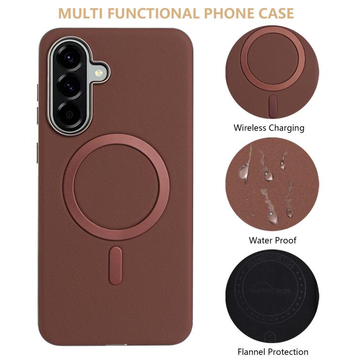 Custodia per telefono MagSafe a copertura totale con placcatura a tinta unita., For Samsung Galaxy A25, For Samsung Galaxy A55