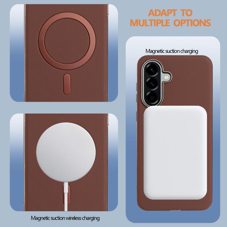 Custodia per telefono MagSafe a copertura totale con placcatura a tinta unita., For Samsung Galaxy A25, For Samsung Galaxy A55