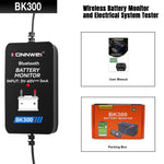 Strumento diagnostico per il monitoraggio della batteria dell'auto KONNWEI BK300 6V / 12V / 24V con Bluetooth 5.0., BK300