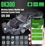 Strumento diagnostico per il monitoraggio della batteria dell'auto KONNWEI BK300 6V / 12V / 24V con Bluetooth 5.0., BK300