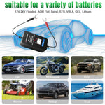 Strumento diagnostico per il monitoraggio della batteria dell'auto KONNWEI BK300 6V / 12V / 24V con Bluetooth 5.0., BK300