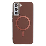 Custodia per telefono MagSafe a copertura totale con placcatura a tinta unita., For Samsung Galaxy S25 5G, For Samsung Galaxy S25+ 5G, For Samsung Galaxy S25 Ultra 5G, For Samsung Galaxy S24 FE 5G