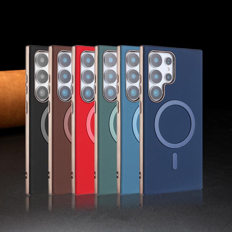 Custodia per telefono MagSafe a copertura totale con placcatura a tinta unita., For Samsung Galaxy S24 Ultra 5G, For Samsung Galaxy S24+ 5G, For Samsung Galaxy S24 5G, For Samsung Galaxy S23 Ultra 5G