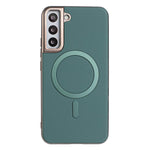 Custodia per telefono MagSafe a copertura totale con placcatura a tinta unita., For Samsung Galaxy S24 Ultra 5G, For Samsung Galaxy S24+ 5G, For Samsung Galaxy S24 5G, For Samsung Galaxy S23 Ultra 5G