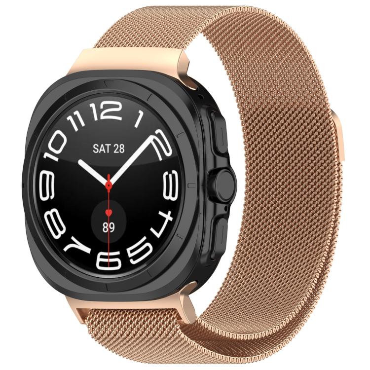 Cinturino per orologio xDfind Milan in acciaio inossidabile magnetico, For Samsung Galaxy Watch Ultra 47mm / Ultra 2025