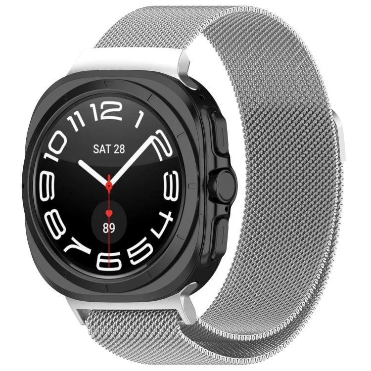 Cinturino per orologio xDfind Milan in acciaio inossidabile magnetico, For Samsung Galaxy Watch Ultra 47mm / Ultra 2025