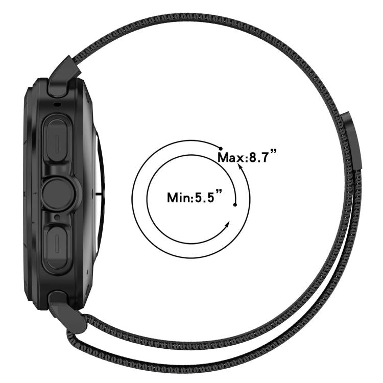 Cinturino per orologio xDfind Milan in acciaio inossidabile magnetico, For Samsung Galaxy Watch Ultra 47mm / Ultra 2025