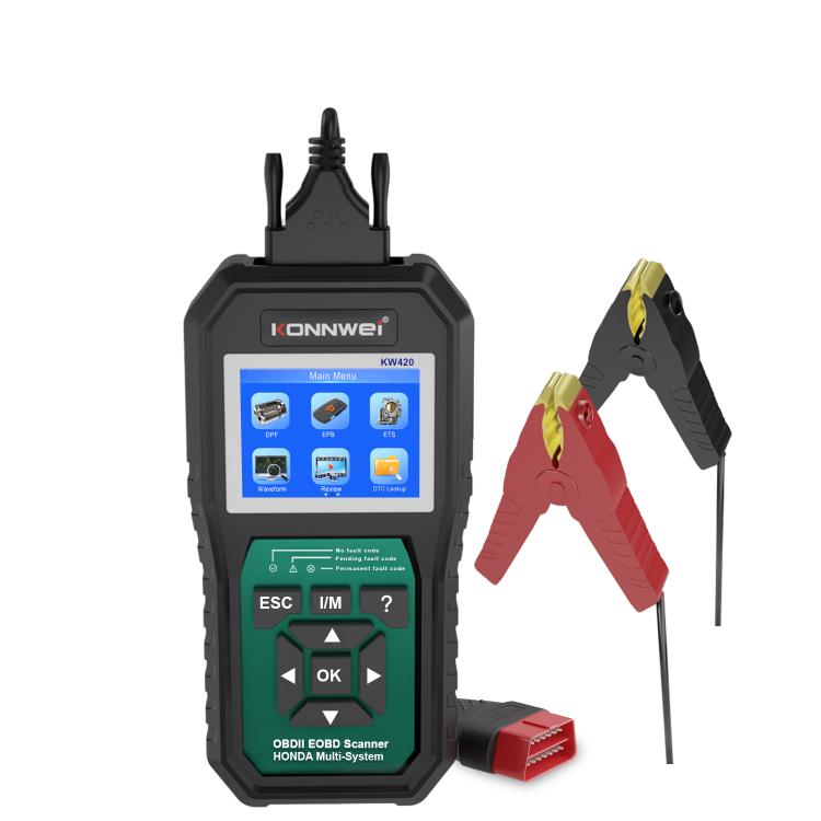 Strumento di diagnosi OBD2 per auto KONNWEI KW420 con schermo a colori da 2,8 pollici per Honda, KW420