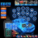 Strumento di diagnosi OBD2 per auto KONNWEI KW420 con schermo a colori da 2,8 pollici per Honda, KW420