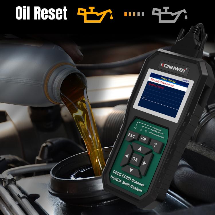 Strumento di diagnosi OBD2 per auto KONNWEI KW420 con schermo a colori da 2,8 pollici per Honda, KW420