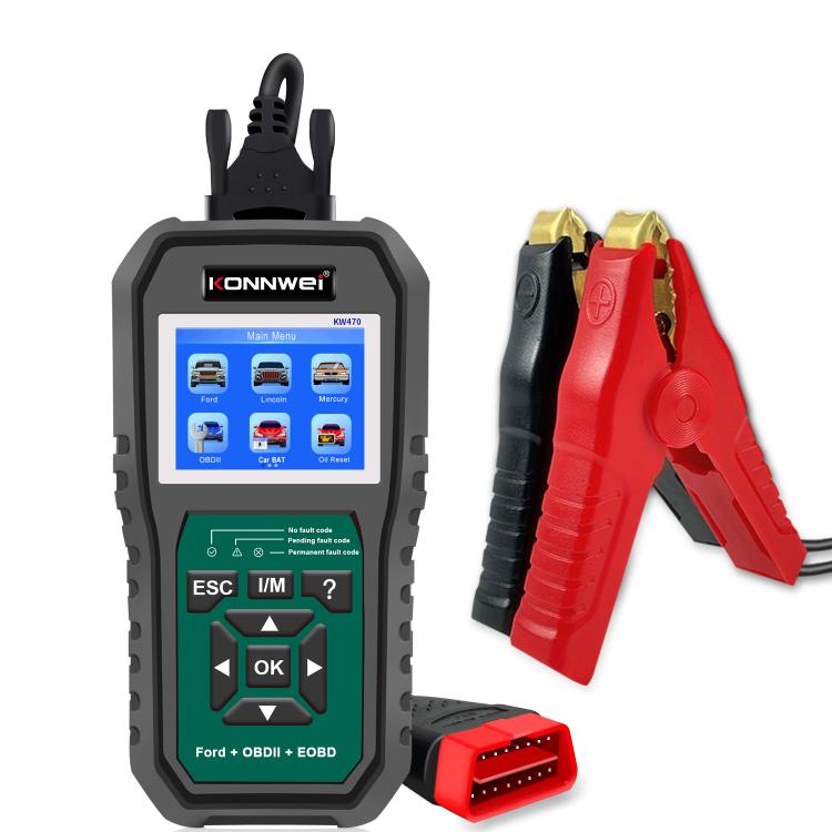 Strumento di diagnosi OBD2 per auto KONNWEI KW470 con schermo a colori da 2,8 pollici per Ford, KW470