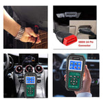 Strumento di diagnosi OBD2 per auto KONNWEI KW470 con schermo a colori da 2,8 pollici per Ford, KW470