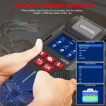 KONNWEI KW700 Tester per batterie auto 12V/24V con schermo a colori da 2,8 pollici e stampante integrata, KW700