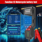 KONNWEI KW700 Tester per batterie auto 12V/24V con schermo a colori da 2,8 pollici e stampante integrata, KW700