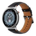 Cinturino per orologio xDfind Flat Crazy Horse in pelle con fibbia ad ardiglione, 20mm, 22mm