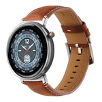 Cinturino per orologio xDfind Flat Crazy Horse in pelle con fibbia ad ardiglione, 20mm, 22mm