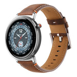 Cinturino per orologio xDfind Flat Crazy Horse in pelle con fibbia ad ardiglione, 20mm, 22mm