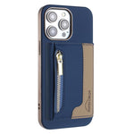 Custodia portafoglio magnetica con cerniera per iPhone 16 Pro Max