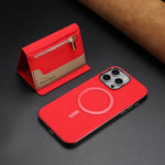 Custodia portafoglio magnetica per iPhone 15 Pro Max