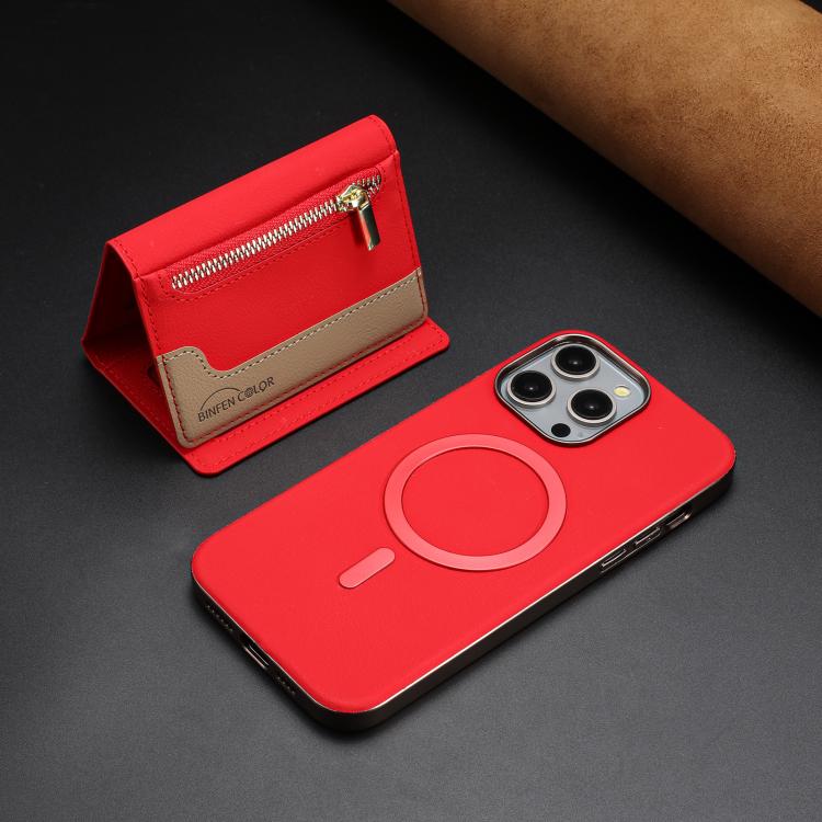 Custodia portafoglio magnetica con cerniera per iPhone 13 Pro Max