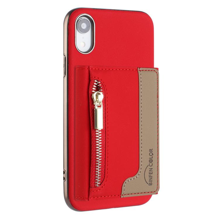 Custodia portafoglio magnetica con cerniera per iPhone 8 Plus
