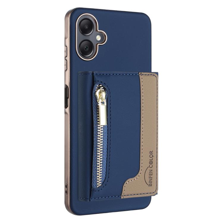 Portafoglio magnetico orizzontale con cerniera, custodia per telefono RFID MagSafe, For Samsung Galaxy A06, For Samsung Galaxy A56, For Samsung Galaxy A26, For Samsung Galaxy A36