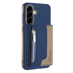 Portafoglio magnetico orizzontale con cerniera, custodia per telefono RFID MagSafe, For Samsung Galaxy A06, For Samsung Galaxy A56, For Samsung Galaxy A26, For Samsung Galaxy A36
