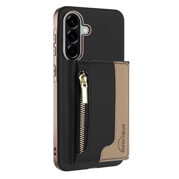 Portafoglio magnetico orizzontale con cerniera, custodia per telefono RFID MagSafe, For Samsung Galaxy A06, For Samsung Galaxy A56, For Samsung Galaxy A26, For Samsung Galaxy A36
