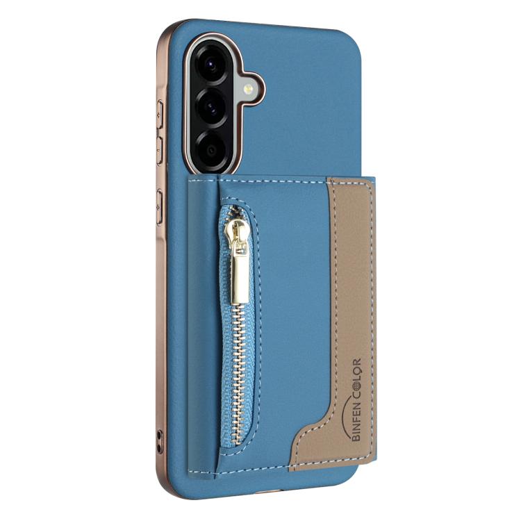Portafoglio magnetico orizzontale con cerniera, custodia per telefono RFID MagSafe, For Samsung Galaxy A06, For Samsung Galaxy A56, For Samsung Galaxy A26, For Samsung Galaxy A36