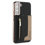 Portafoglio magnetico orizzontale con cerniera, custodia per telefono RFID MagSafe, For Samsung Galaxy S24 Ultra 5G, For Samsung Galaxy S24+ 5G, For Samsung Galaxy S24 5G, For Samsung Galaxy S23 Ultra 5G
