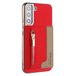 Portafoglio magnetico orizzontale con cerniera, custodia per telefono RFID MagSafe, For Samsung Galaxy S23+ 5G, For Samsung Galaxy S23 5G, For Samsung Galaxy S22 Ultra 5G, For Samsung Galaxy S22+ 5G