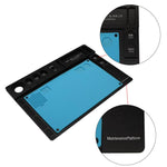 Supporto per microscopio in lega di alluminio con base in silicone resistente al calore