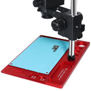 Supporto per microscopio in lega di alluminio con base in silicone resistente al calore