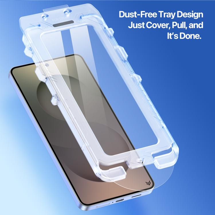 Pellicola protettiva in vetro temperato 2.5D HD completamente trasparente per schermo della serie DUX DUCIS Roga, con sistema di rimozione della polvere e confezione a rapido fissaggio., For Samsung Galaxy S26+ 5G, For Samsung Galaxy S26 Ultra 5G      ...