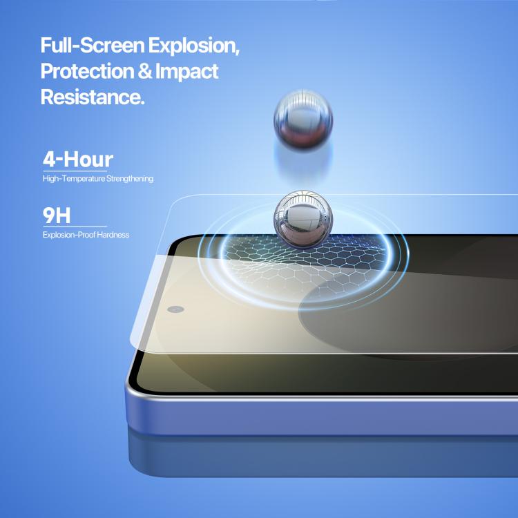 Pellicola protettiva in vetro temperato 2.5D HD completamente trasparente per schermo della serie DUX DUCIS Roga, con sistema di rimozione della polvere e confezione a rapido fissaggio., For Samsung Galaxy S26+ 5G, For Samsung Galaxy S26 Ultra 5G      ...