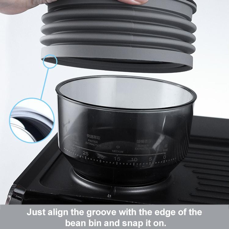 Soffietto in silicone per tramoggia dei chicchi di caffè della macchina Barsetto