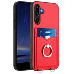 Custodia per telefono con porta carte Ring R20, For Samsung Galaxy M56 5G, For Samsung Galaxy M16 5G / F16 5G, For Samsung Galaxy M06 5G / F06 5G