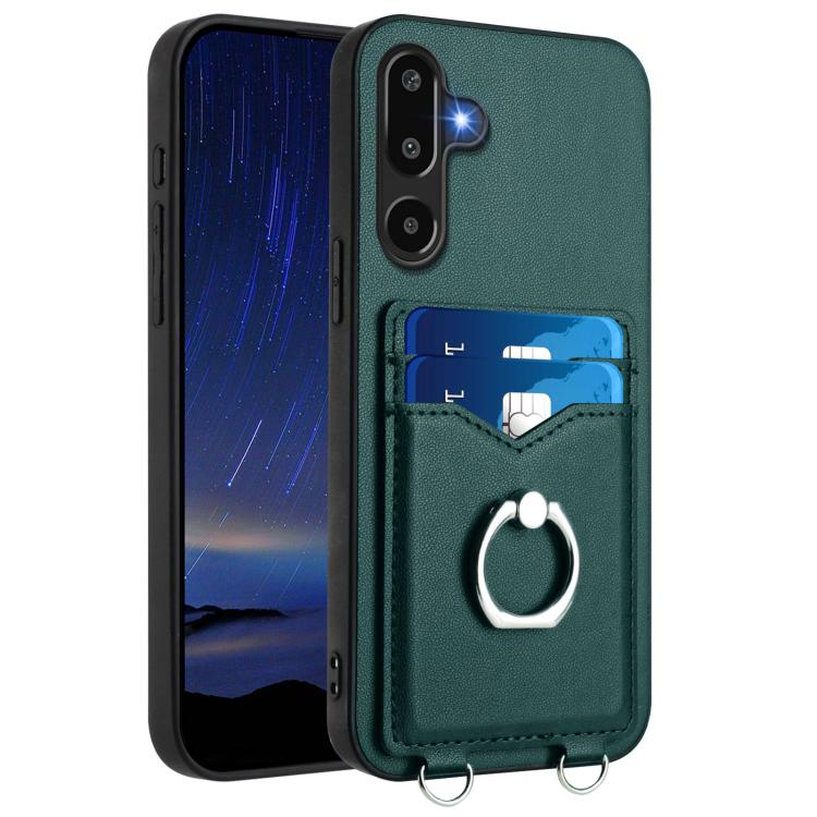 Custodia per telefono con porta carte Ring R20, For Samsung Galaxy M56 5G, For Samsung Galaxy M16 5G / F16 5G, For Samsung Galaxy M06 5G / F06 5G
