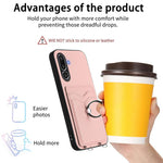 Custodia per telefono con porta carte Ring R20, For Samsung Galaxy M56 5G, For Samsung Galaxy M16 5G / F16 5G, For Samsung Galaxy M06 5G / F06 5G