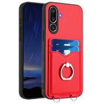 Custodia per telefono con porta carte Ring R20, For Samsung Galaxy M56 5G, For Samsung Galaxy M16 5G / F16 5G, For Samsung Galaxy M06 5G / F06 5G
