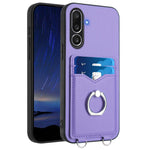Custodia per telefono con porta carte Ring R20, For Samsung Galaxy M56 5G, For Samsung Galaxy M16 5G / F16 5G, For Samsung Galaxy M06 5G / F06 5G