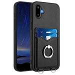 Custodia per telefono con porta carte Ring R20, For Samsung Galaxy M56 5G, For Samsung Galaxy M16 5G / F16 5G, For Samsung Galaxy M06 5G / F06 5G