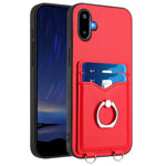 Custodia per telefono con porta carte Ring R20, For Samsung Galaxy M56 5G, For Samsung Galaxy M16 5G / F16 5G, For Samsung Galaxy M06 5G / F06 5G