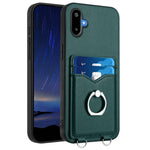 Custodia per telefono con porta carte Ring R20, For Samsung Galaxy M56 5G, For Samsung Galaxy M16 5G / F16 5G, For Samsung Galaxy M06 5G / F06 5G