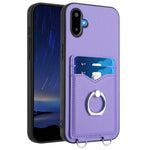 Custodia per telefono con porta carte Ring R20, For Samsung Galaxy M56 5G, For Samsung Galaxy M16 5G / F16 5G, For Samsung Galaxy M06 5G / F06 5G
