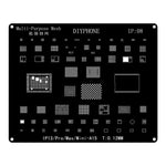 Stencil per reballing BGA con posizionamento preciso e anti-spostamento, tagliato al laser di precisione., For iPhone 15-15 Pro Max, For iPhone 14-14 Pro Max, For iPhone 13-13 Pro Max