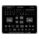 Stencil per reballing BGA con posizionamento preciso e anti-spostamento, tagliato al laser di precisione., For iPhone 15-15 Pro Max, For iPhone 14-14 Pro Max, For iPhone 13-13 Pro Max