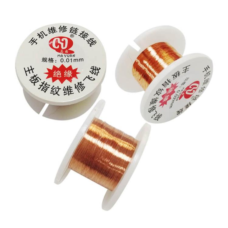 Filo conduttore per saldatura di circuiti stampati isolati BGA, 0.01mm, 0.02mm