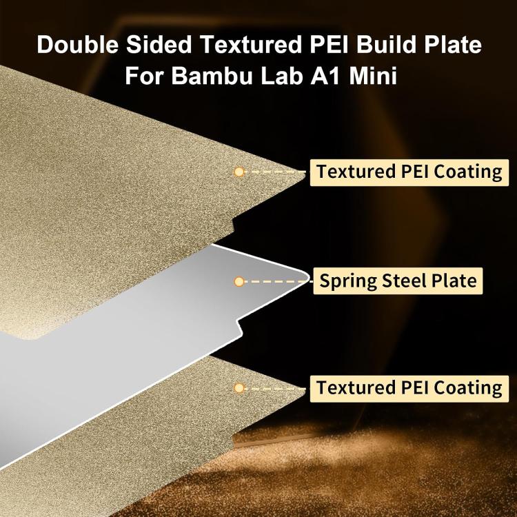 Piastra di stampa 3D 184mm per Bambu Lab A1 mini